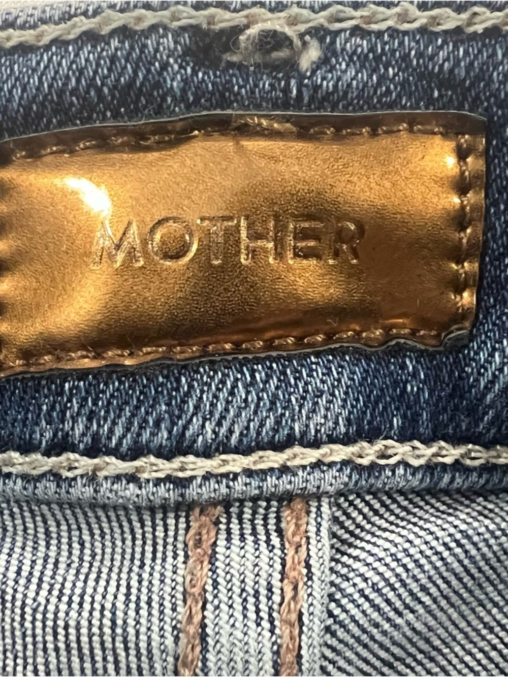 Mother Insider Crop Step Fray Jeans 26 Blue Raw Hem Kick Flare - Picture 5 of 14